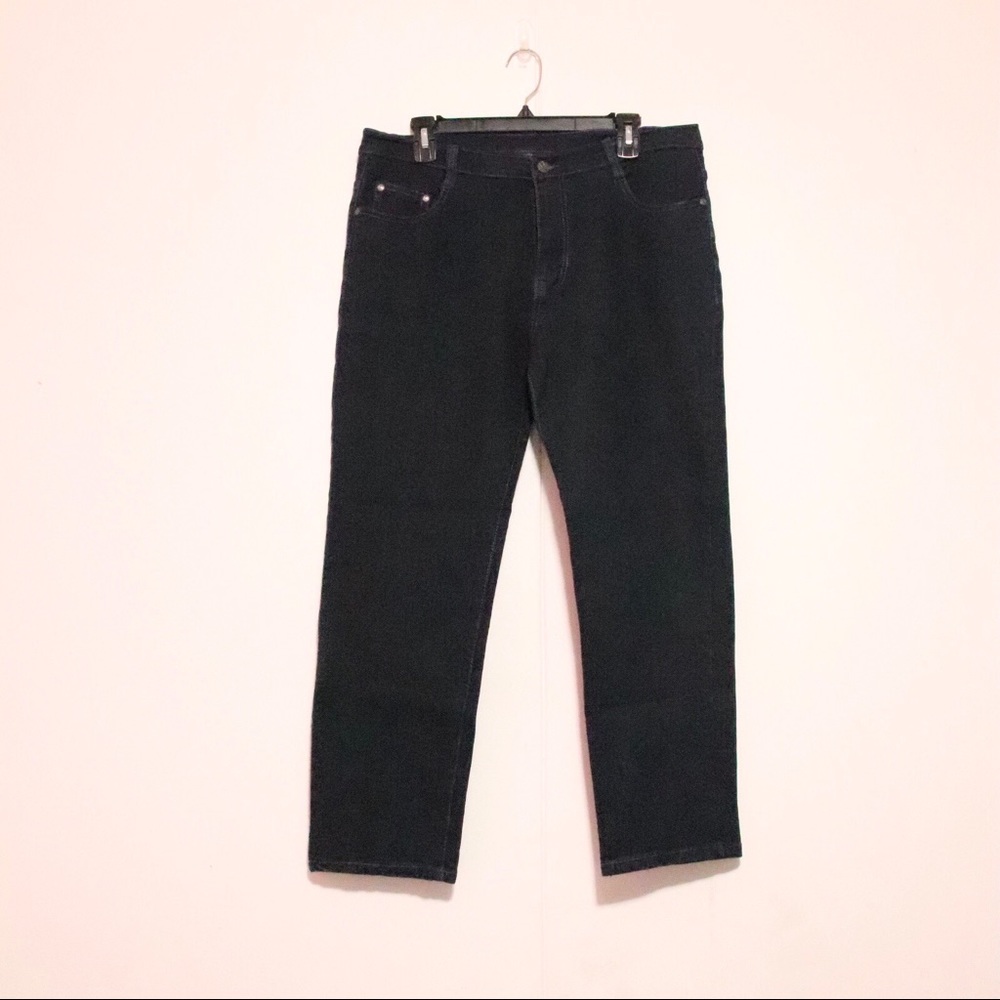 Plus sized Dark Blue Jeans